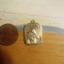 Antique Sterling Silver St Teresa Of Avila