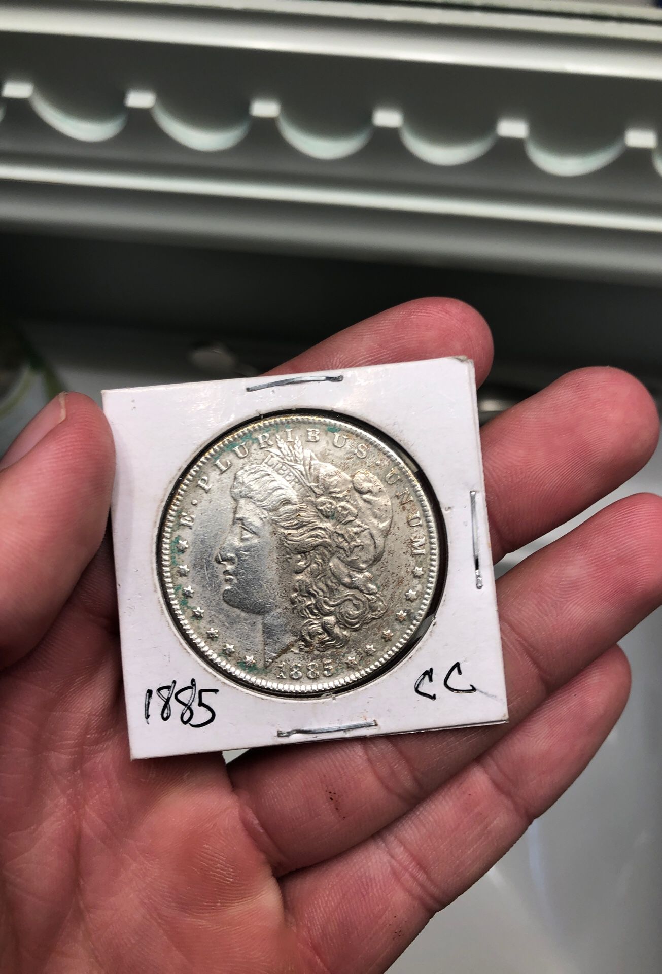 1885-CC Morgan Silver Dollar **Key Date**