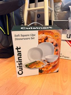 Cuisinart 12pc Dinnerware Set (dinner plate, dessert plate, soup bowl) - BRAND NEW
