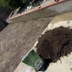 Organic Soil And Grass Seeds And Sprinklers (with Labor)