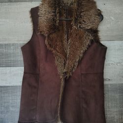 Faux Fur Reversible Vest 