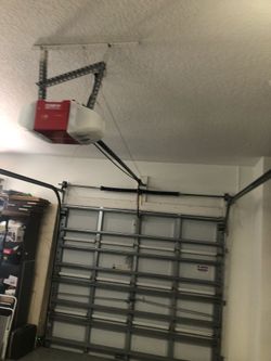 Overhead Garage Door Opener Spring Off Track Replace Adjustment And Parts