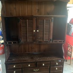 Vintage Bookcase Dresser