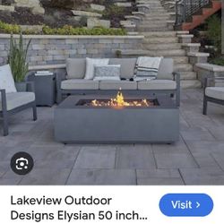 Outdoor Propane Fire Coffee Table 