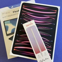 Apple iPad Pro 11” 4th generation (M2 Chip) 128GB WiFi + Cellular / unlocked with keyboard and pencil 