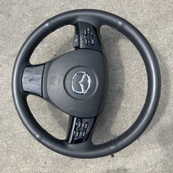 Mazda CX Leather Steering Wheel Complete 