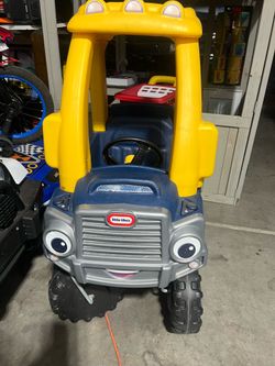 Little Tikes trucks with fuel station $30