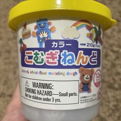 DAISO JAPAN Colored Wheat-Flour Modeling Dough (12 Colors Set)