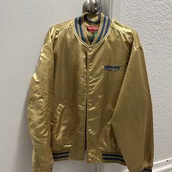 Supreme x Thrasher Gold Varsity Jacket