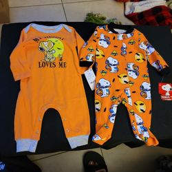 Disney Baby snoopy sleepers