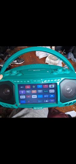 Aiwa boombox Bluetooth dvd radio hdmi monitor