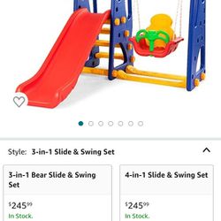 https://offerup.com/redirect/?o=My5pbg== 1 Swing And Slide.with.basket Ball Set