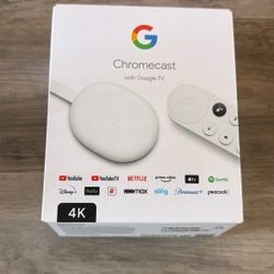 Google Chromecast 4K Like New