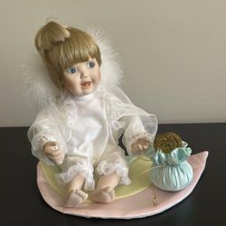 Cindy McClure Porcelain Angel Doll Ashton Drake Heavenly Inspirations Vtg 1993