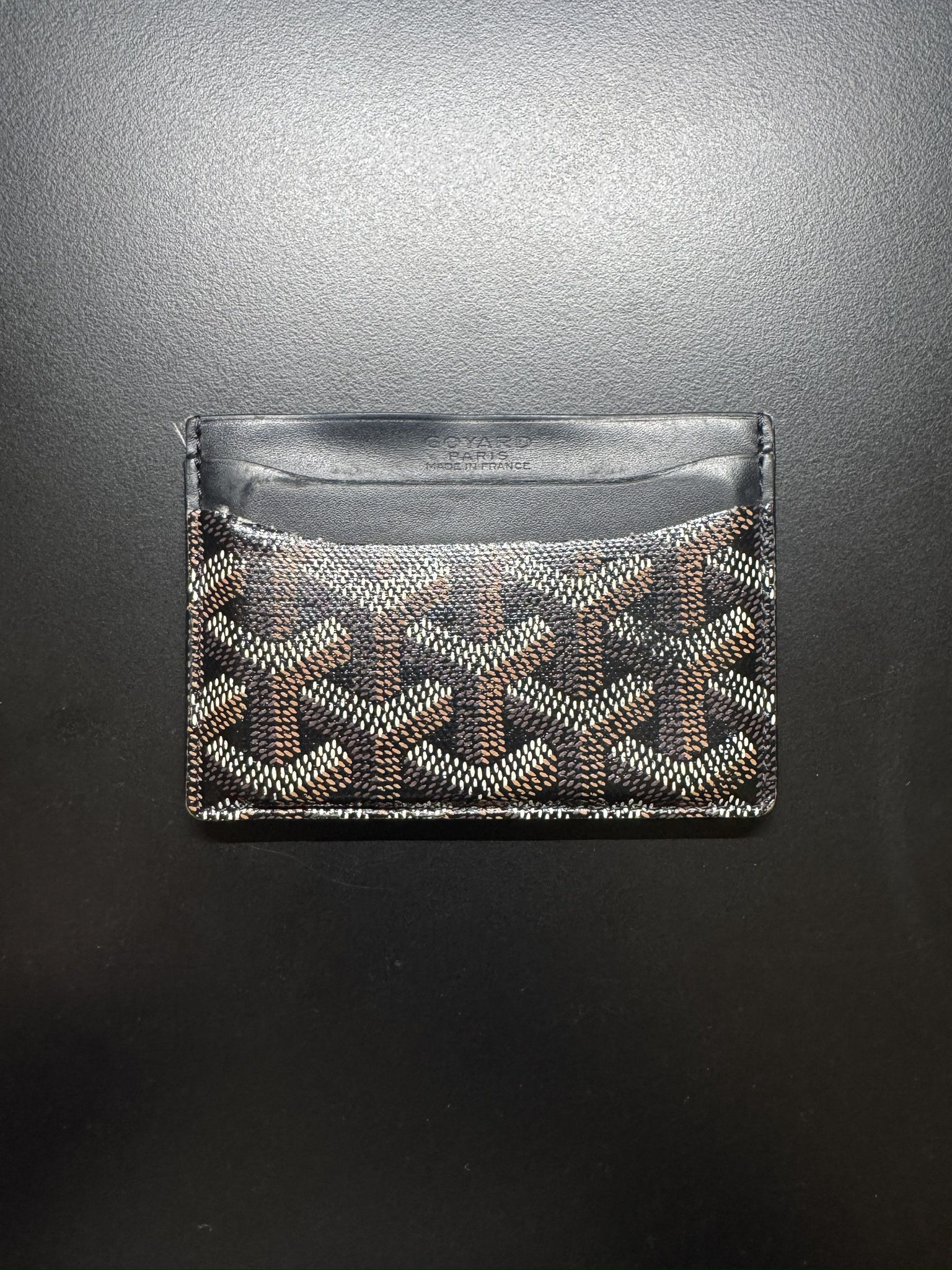 Goyard Saint-Sulpice Card Wallet Black | ***AUTHENTIC***