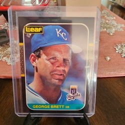 George Brett 1987 Donruss Leaf Canada 1987 Donruss Baseball Cards 