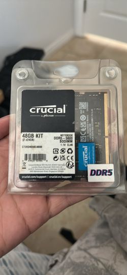 Ram kit 2x24gb crucial