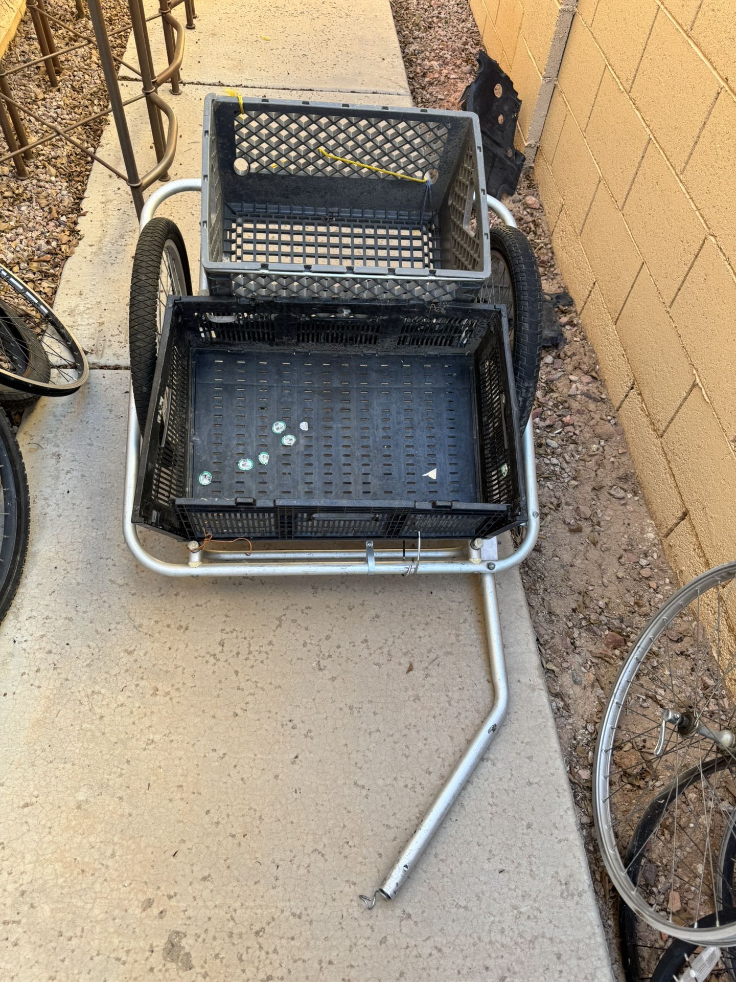 Homemade Bicycle Trailer