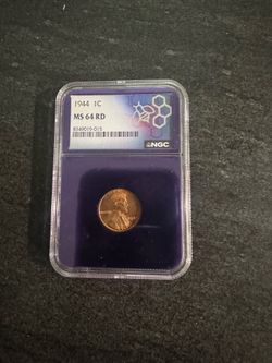 1944 Lincoln Wheat Cent 1C NGC MS64 RD Bronze Philadelphia
