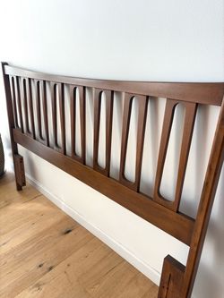 Mid Century Walnut Queen Headboard