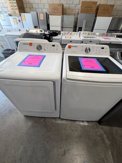 Samsung Top Load Washer and Dryer Set