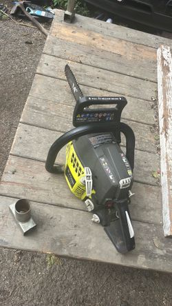Ryobi Gas Chainsaw – Powerful 2-Cycle Engine (Good Condition)