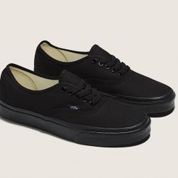 Authentic Vans Black/Black Size 11Men