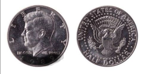 5) 1996 - D Uncirculated Half Dollar Coins For Sale