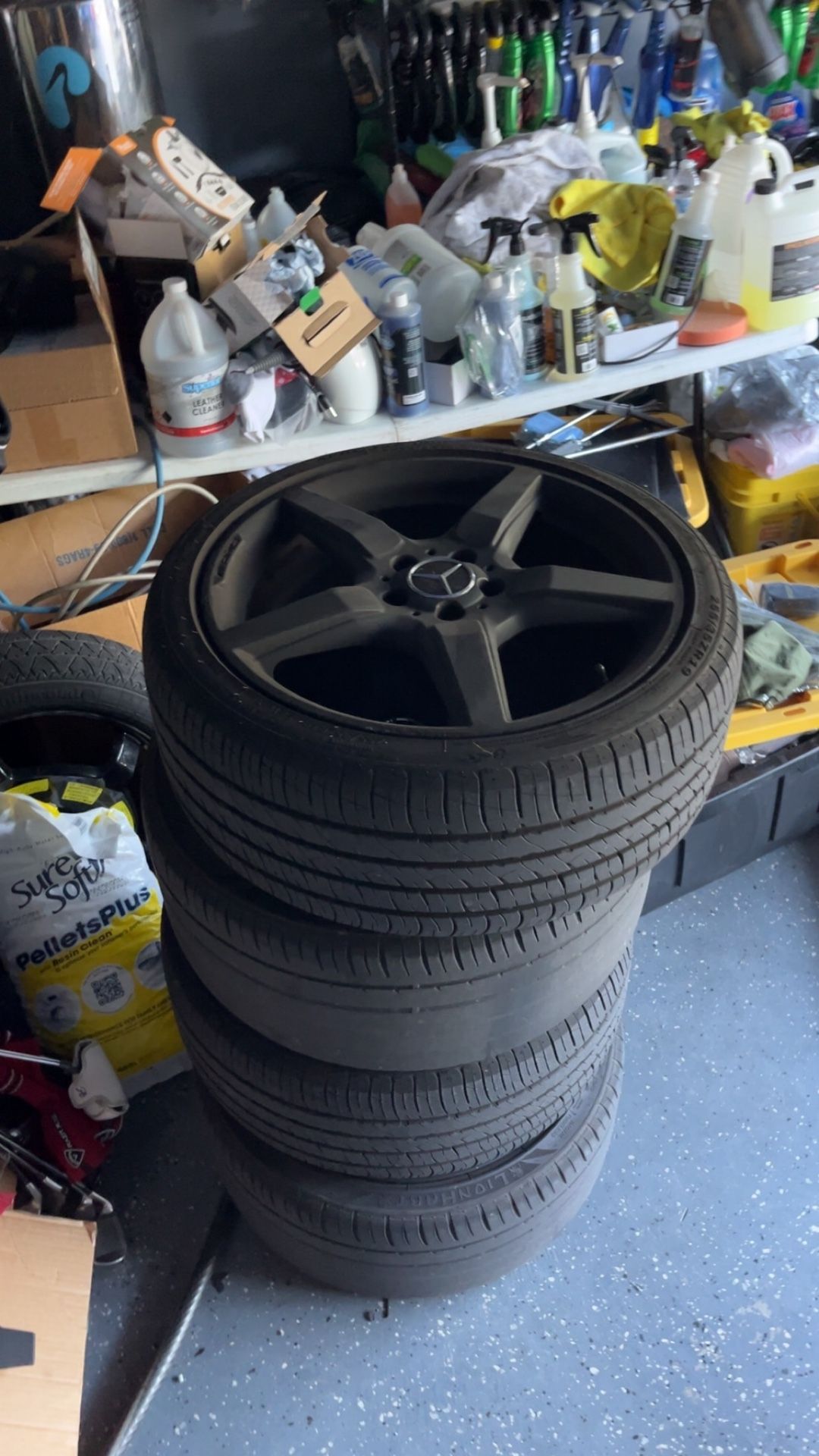19 Inch Amg Mercedes Wheels With Sensors