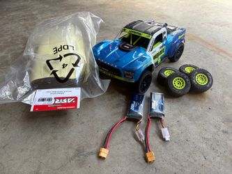 Arrma Mojave Grom Brushless 3s ARTR Upgrades Batteries Extras