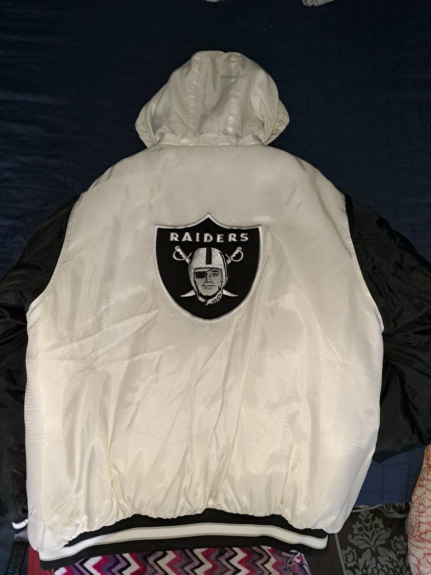 Vintage RAIDERS REEBOK BOMBER JACKET