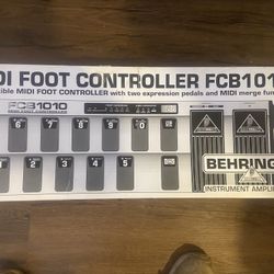 Behringer Fcb 1010 Foot Controller