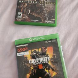 CALL OF DUTY ADVANCED WARFARE AND BLACK OPS 4 $10.00 EACH BOTH FOR $15.00