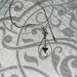 Baby Shark Tooth Necklace. 