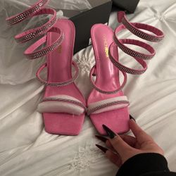 Pink Fashion Nova Heels
