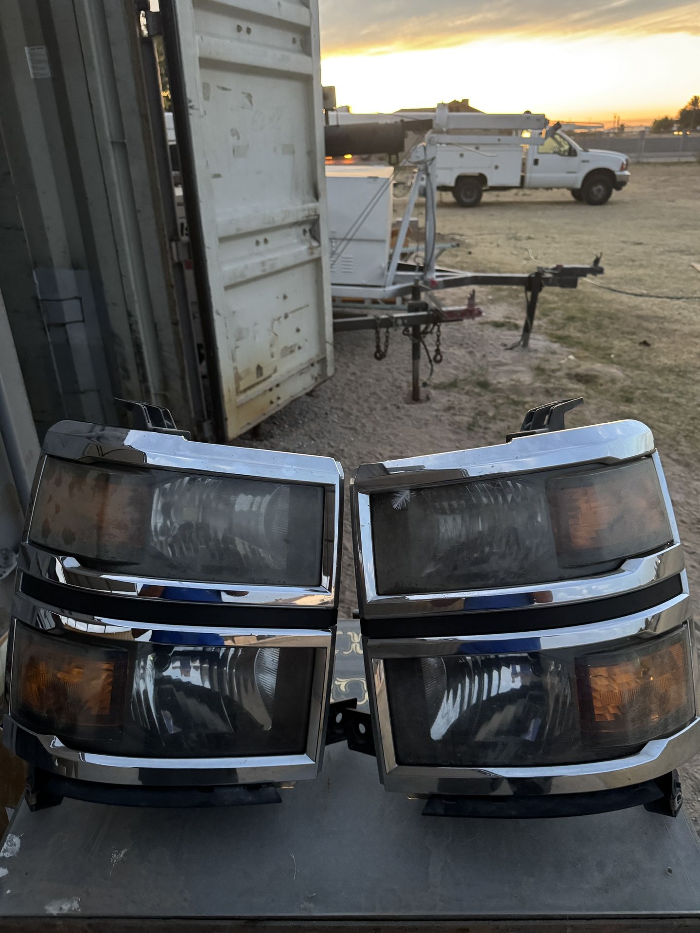 2014 Silverado Original Headlights