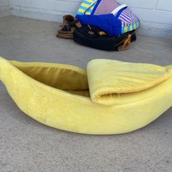 Banana Dog Cat Bed Soft