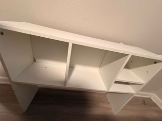 Table with cubbies