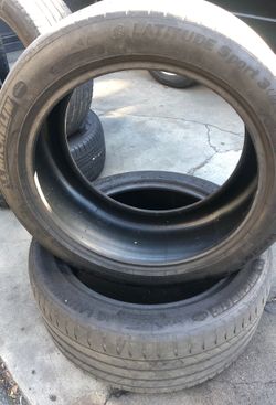 2 Michelin latitude sport 3 265/45/20