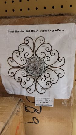 Scroll medation wall decor