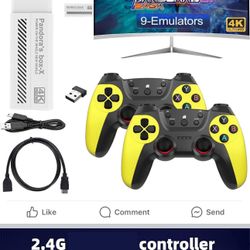 30000+ Games, Retro Game Console, Handheld Console, Plug and Play