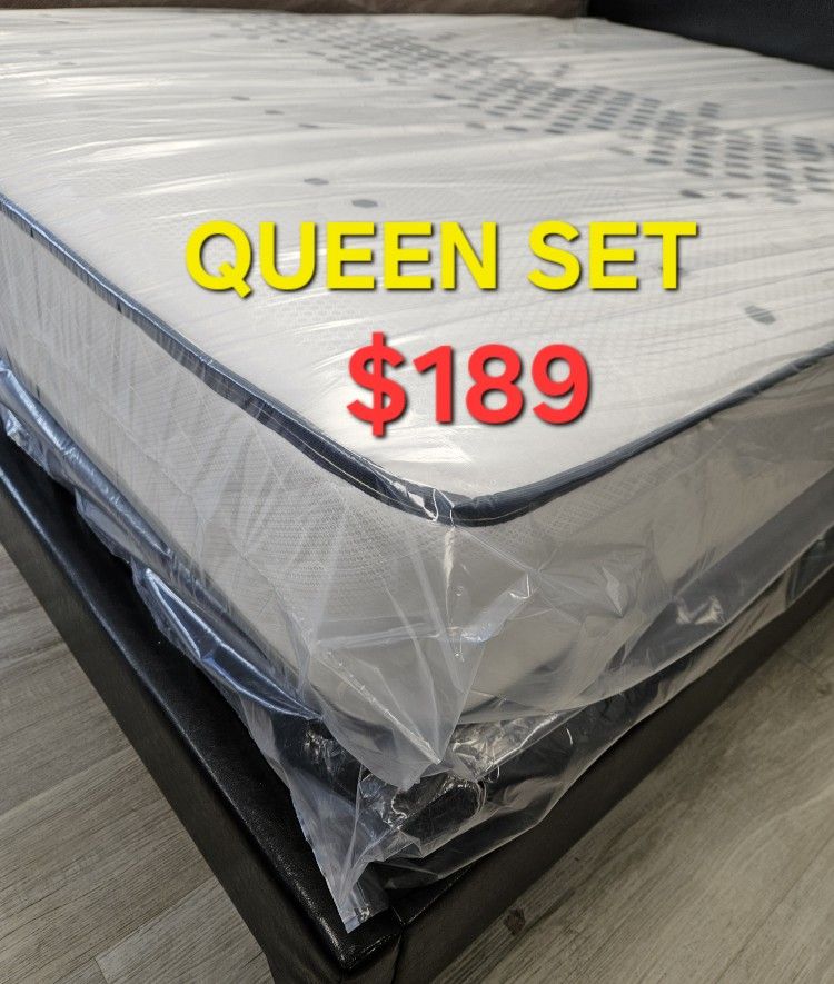 QUEEN SET $189 << MATTRESS AND BOX SPRING > QUEEN SET $189 << MATTRESS AND BOX SPRING