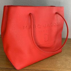 Marc Jacobs Logo Shopper Tote - Red