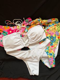 All 3 SHEIN sets - Multi-colored floral bikini set