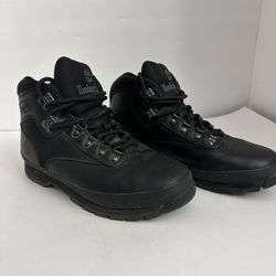 Timberland Men's Black Euro Hiker Waterproof Hiking Boots  9.5M -  Excellent condition gently used  Great life 