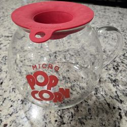 Microwave Popcorn Maker with Dual Function Lid 3 Qt