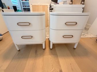 2 crate and barrel nightstands - $200