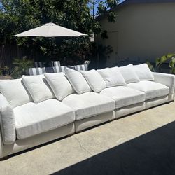 Custom Barlien Modular Sectional Couch / Sofa– Extra Large, Like New 