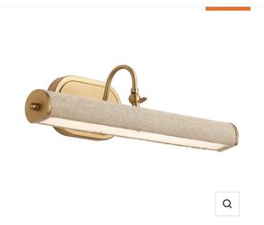 Regan 1-Light Vintage Brass LED Mirror Vanity Light – 22.1 Inch