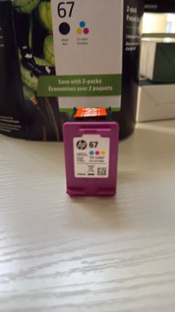 HP ink cartridge 67 color brand new